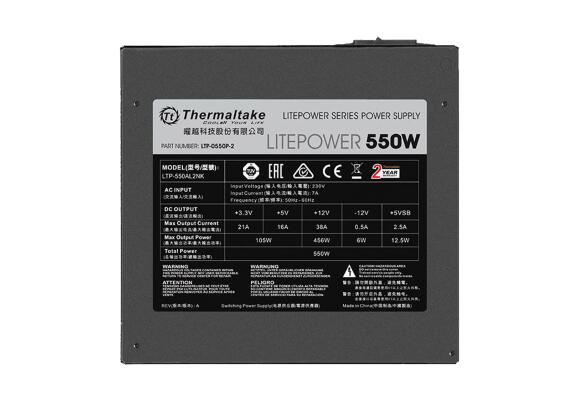 Блок питания для ПК Thermaltake Litepower 550W LTP-0550P-2