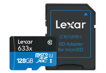 Карта памяти Lexar 128 Гб LSDMI128BB633A MicroSD