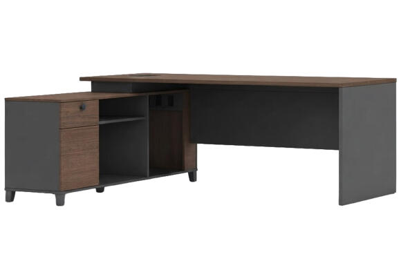 Офисный стол NOEL T2-DG1816 Executive Desk Dark Gray 1800x1600х750