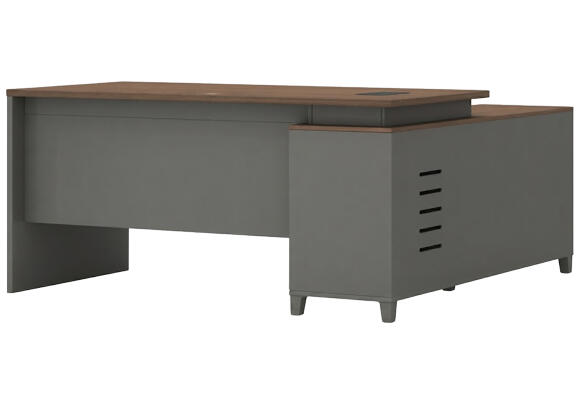 Офисный стол NOEL T2-DG1816 Executive Desk Dark Gray 1800x1600х750