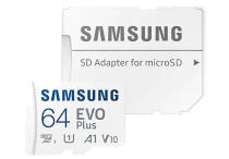 Карта памяти Samsung EVO Plus 64GB MicroSD