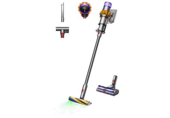 Беспроводной пылесос Dyson V15 Detect Absolute (SV47) Yellow/Nickel