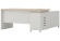 Офисный стол NOEL T2-DG1816 Executive Desk Light Wood 1800x1600х750