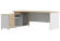Офисный стол NOEL T2-DG1816 Executive Desk Light Wood 1800x1600х750