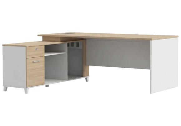Офисный стол NOEL T2-DG1816 Executive Desk Light Wood 1800x1600х750