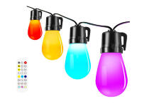 Цветная светодиодная новогодняя гирлянда с пультом ДУ