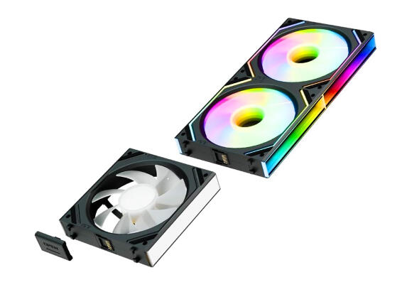 Кулер для корпуса Jungle Leopard Interstellar V2 ARGB 120мм (Black+RGB) Кулер для корпуса Jungle Leopard Interstellar V2 ARGB 120мм (Black+RGB)