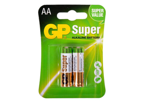 Батарея GP Super Alkaline 2xAA GP15A-2UE2