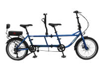 Двухместный семейный велосипед (Синий)