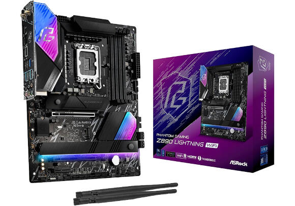  МП ASRock Z890 Phantom Gaming Lightning WiFi ATX LGA 1851