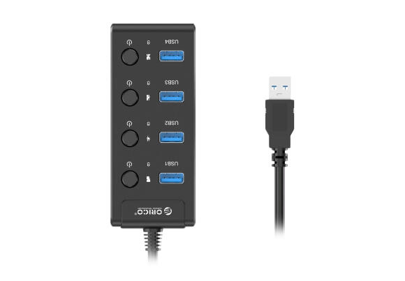 USB-концентратор Orico W9PH4-BK USB-концентратор Orico W9PH4-BK