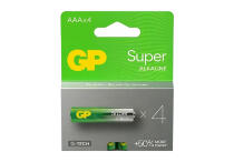 Батарея GP SUPER 4xAAA (GP24A-U4)