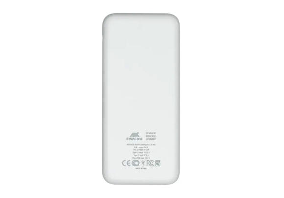 Power Bank Rivacase VA2041 10K (White) Power Bank Rivacase VA2041 10K (White)