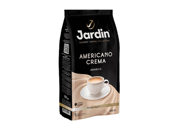 Кофе в зернах Jardin Americano Crema 250 г Кофе в зернах Jardin Americano Crema 250 г