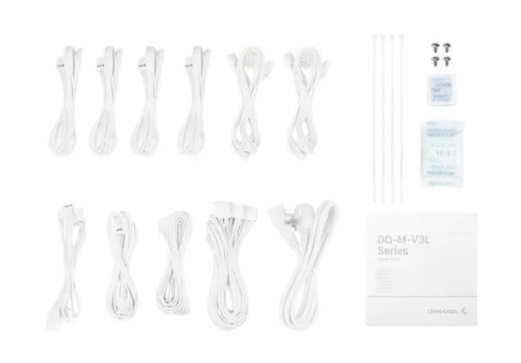 Блок питания для ПК Deepcool 1000 Вт Модульный DQ1000M-V3L белый Блок питания для ПК Deepcool 1000 Вт Модульный DQ1000M-V3L белый