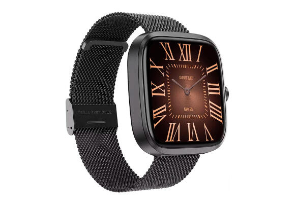 Смарт-часы Porodo Skwer Smart Watch 1.72" HD Display (Black)