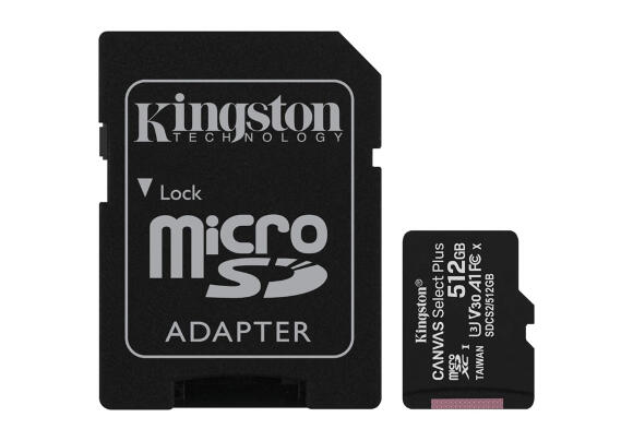 Карта памяти Kingston Canvas Go Plus 512 ГБ SDCS2/512GB