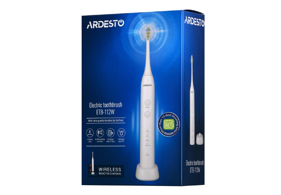 Электронная зубная щётка Ardesto ETB-112W