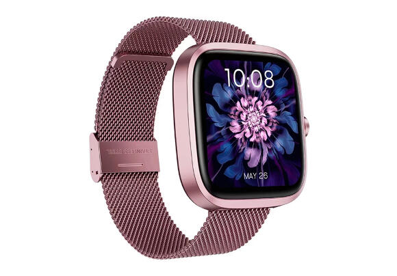 Смарт-часы Porodo Skwer Smart Watch 1.72" HD Display (Pink) Смарт-часы Porodo Skwer Smart Watch 1.72" HD Display (Pink)