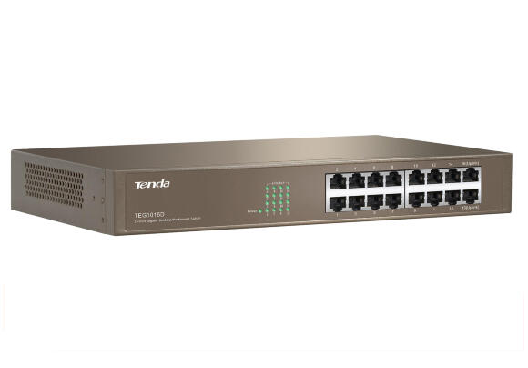 16-ти портовый сетевой коммутатор Tenda TEF1016D 10/100 Мбит/с