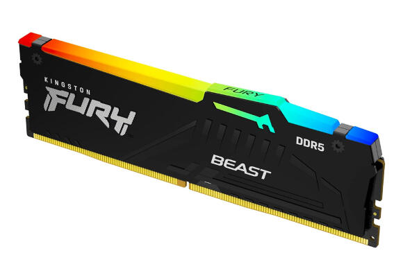 ОП для ПК Kingston Fury Beast 16 ГБ DDR5-6000МГц RGB KF560C40BBA-16 ОП для ПК Kingston Fury Beast 16 ГБ DDR5-6000МГц RGB KF560C40BBA-16