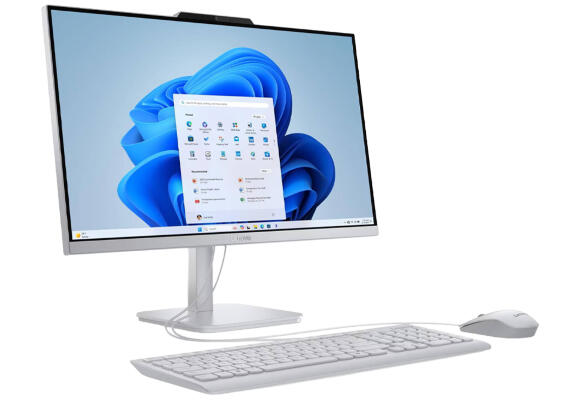 Моноблок Lenovo IdeaCentre A100 i3-N305 RAM 8GB SSD 512GB 24" CLOUD GRAY