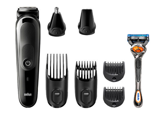 Триммер универсальный Braun MGK5260, 8-в-1 + Бритва Gillette