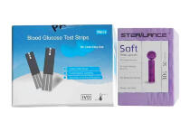 Набор 50 тестовых полосок + 50 ланцетов для глюкометра Co-Health