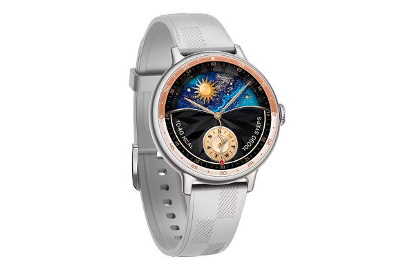 Смарт-часы Powerology Gazelle Urban Elegance GPS Smart Watch (Gray) Смарт-часы Powerology Gazelle Urban Elegance GPS Smart Watch (Gray)