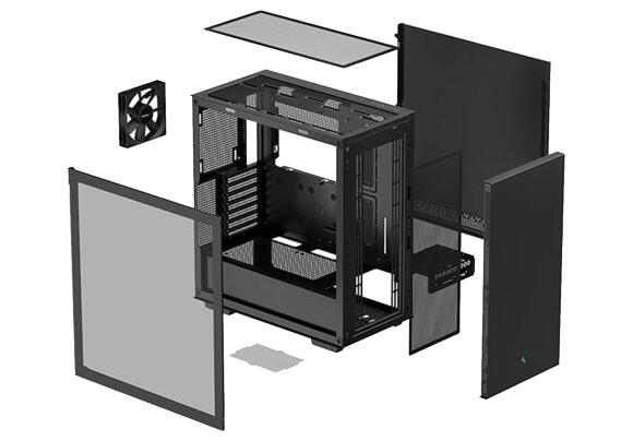 Корпус для ПК Deepcool CH510 R-CH510-BKNNE1-G-1 Корпус для ПК Deepcool CH510 R-CH510-BKNNE1-G-1