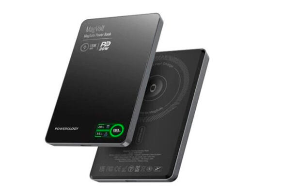 Power Bank Powerology MagVolt 5000mAh Magnetic (PD, Qi2)