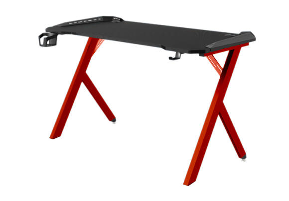 Игровой стол Dechuan D2107 с подсветкой и красными ножками