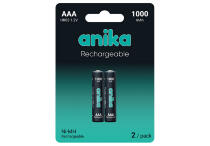Батарея аккумуляторная Anika  HR03 2xAAA 1000MAH 