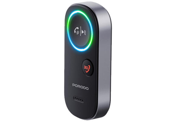 Bluetooth-адаптер Porodo Audio Transmitter Black PD-BTRCV-BK Bluetooth-адаптер Porodo Audio Transmitter Black PD-BTRCV-BK