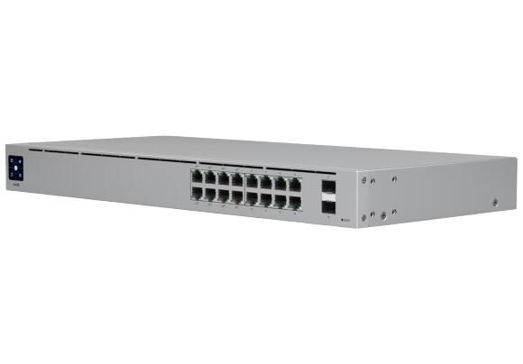 Управляемый коммутатор Ubiquiti UniFi Switch 16 PoE (USW-16-POE-EU)