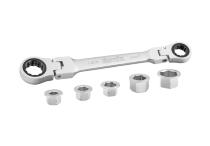 Набор трещоточных ключей с гибкой головкой 7 в 1 Ronix RH-2172