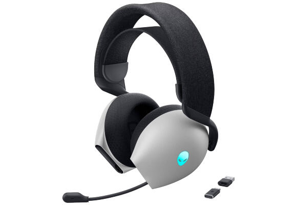 Игровая гарнитура Dell Alienware AW725H Tri-Mode Lunar Light Игровая гарнитура Dell Alienware AW725H Tri-Mode Lunar Light