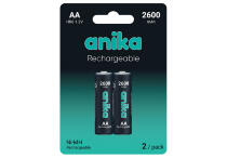 Батарея аккумуляторная Anika  HR6 2xAA 2600MAH