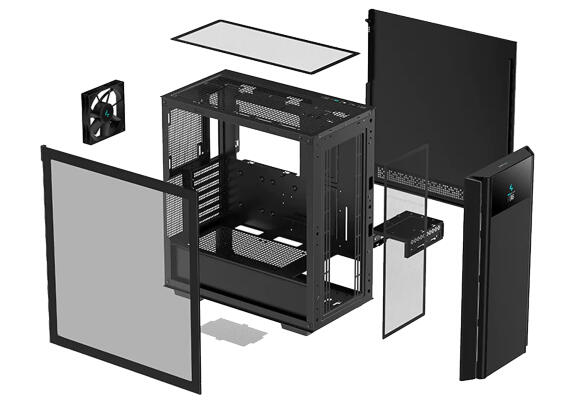 Корпус для ПК Deepcool CH510 MESH Digital c дисплеем Корпус для ПК Deepcool CH510 MESH Digital c дисплеем