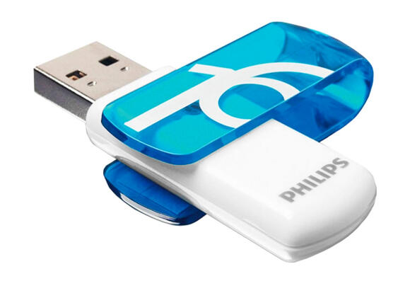 Накопитель USB Philips Vivid USB2.0 16ГБ (FM16FD05B) Накопитель USB Philips Vivid USB2.0 16ГБ (FM16FD05B)