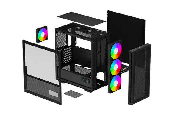Корпус для ПК Deepcool CH560 Digital c дисплеем